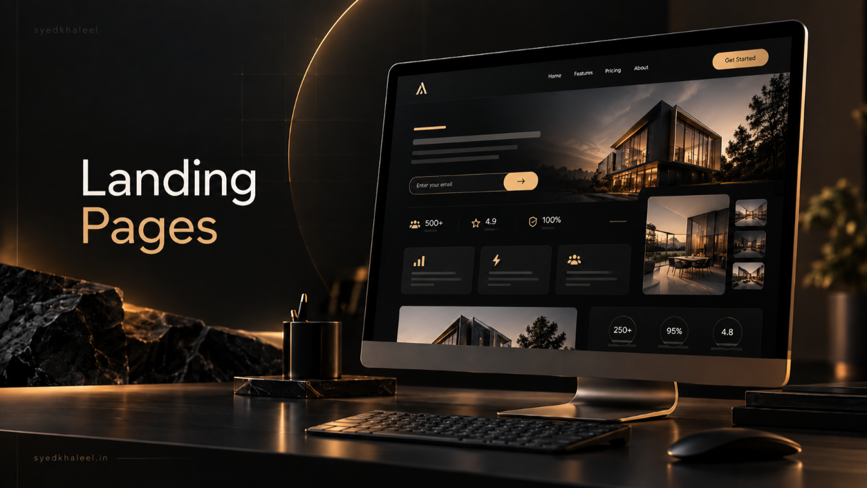 High-converting landing page design and development for marketing campaigns